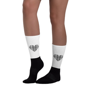 White Love Socks