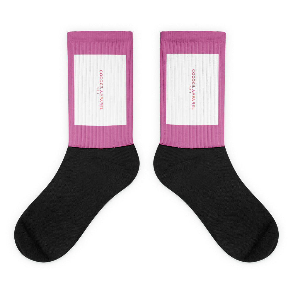 Chaussettes la vie en rose 