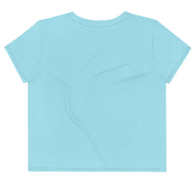 Charger l&#39;image dans la galerie, T-shirt court chaton bleu turquoise
