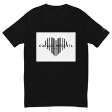 Load image into Gallery viewer, Men&#39;s Short Sleeve Black T-Shirt (heart)
