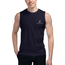 Load image into Gallery viewer, Men&#39;s Short sleeve Muscle Shirt (Navy)
