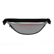 Load image into Gallery viewer, Asphalt Grey &amp; Fire Red Bum Bag
