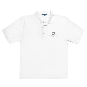 The CocoCB Premium Embroidered White Polo Shirt