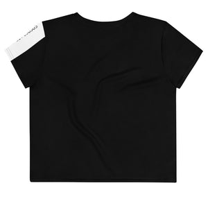 The StellarBlack SpaceCat Cropped T-Shirt