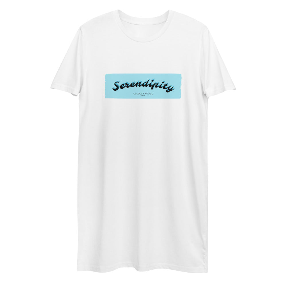 La robe t-shirt blanche CocoCB Premium (sérendipité)