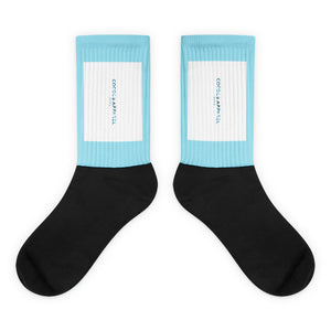 Bubble Blue Socks