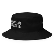 Carica l&#39;immagine nel visualizzatore di Gallery, Cappello a secchiello nero unisex BLM
