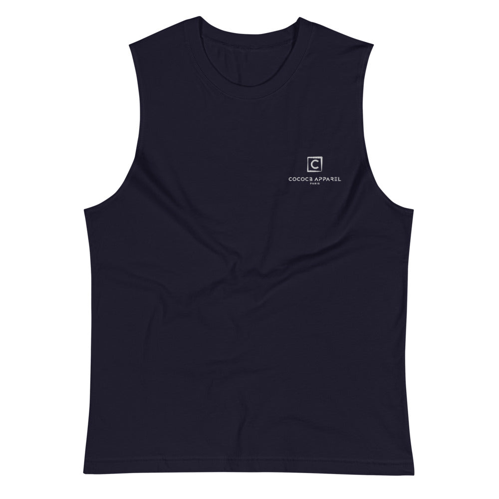 Men's Short sleeve Muscle Shirt (Navy)