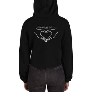 Sweat à capuche coupe courte femme (H au dos)