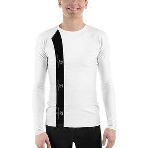 Men's White Long sleeve Muscle Shirt