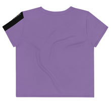 Load image into Gallery viewer, The Purple CatWalk Cropped T-Shirt
