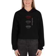 Load image into Gallery viewer, Women&#39;s Cropped Cut Hoodie (kisses)
