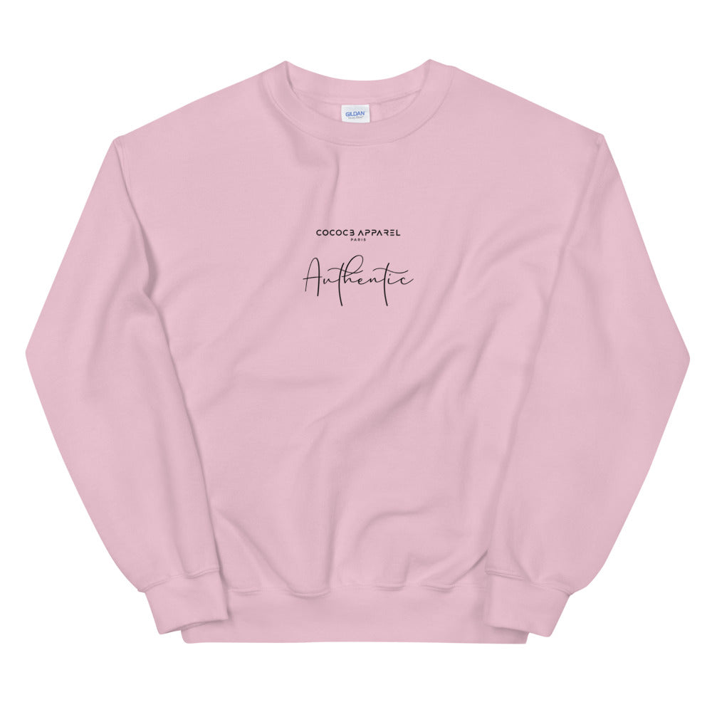 Sweatshirt rose tendre femmes