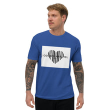 Load image into Gallery viewer, Men&#39;s Short Sleeve Ocean Blue T-Shirt (heart)
