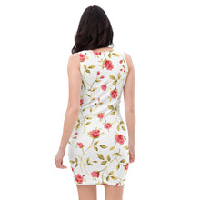 Load image into Gallery viewer, Women&#39;s White Short Cut Dress (floral2)
