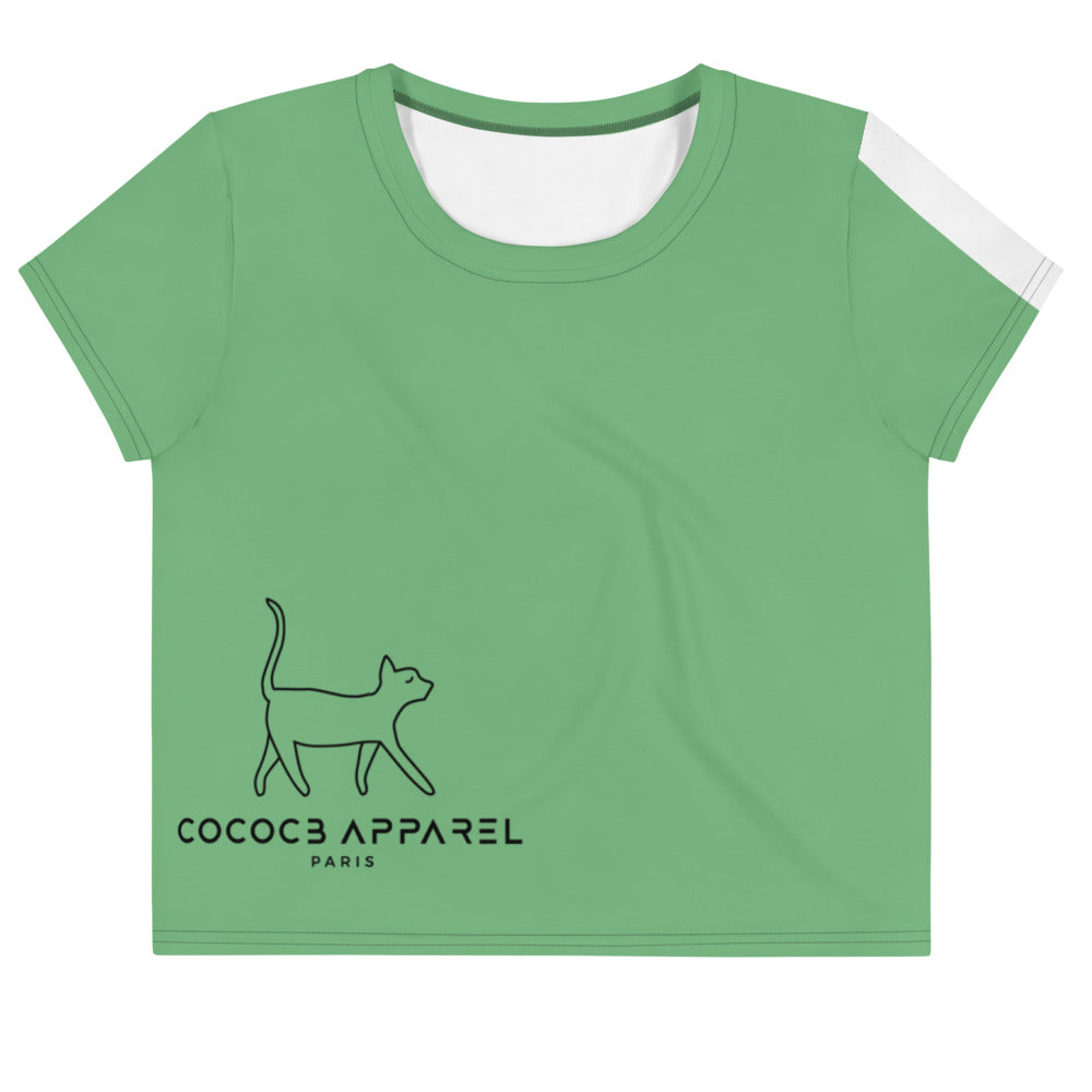 The Green CatWalk Cropped T-Shirt