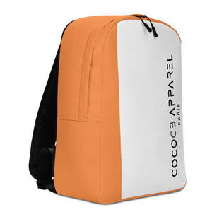 Sac à dos orange/blanc