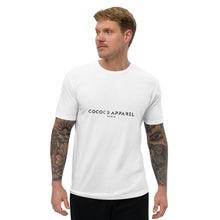 Charger l&#39;image dans la galerie, T-shirt classique  pour hommes noir sur blanc
