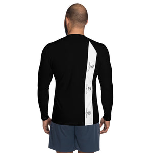 Maglia sportiva nera a maniche lunghe