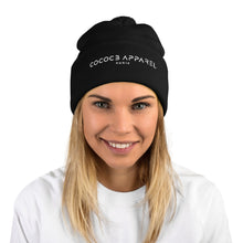 Load image into Gallery viewer, Black Pom-Pom Beanie
