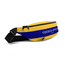 Load image into Gallery viewer, Yellow &amp; Navy Blue Bum Bag
