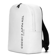 Load image into Gallery viewer, Classic White Backpack Vertical Design
