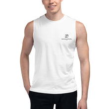 Load image into Gallery viewer, Men&#39;s Short sleeve Muscle Shirt (White)
