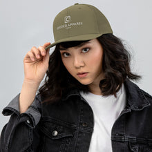 Load image into Gallery viewer, Embroidered Snapback Cap (Olive)
