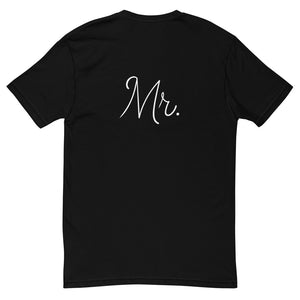 Men's Short Sleeve Black T-Shirt (Mr.)