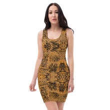 Load image into Gallery viewer, Women&#39;s Nude Short Cut Dress (leopard-print2)
