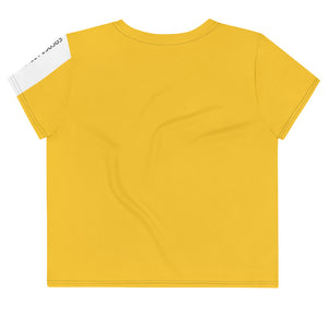 T-shirt court CatDab jaune