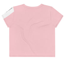 Charger l&#39;image dans la galerie, T-shirt court CatDab rose tendre
