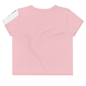 The Pinky CatDab Cropped T-Shirt