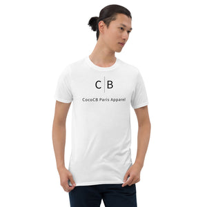 Men's Short Sleeve White T-Shirt (C|B)