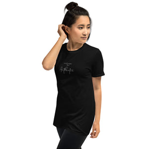 Women's Short Sleeve Black T-Shirt (Authentic)