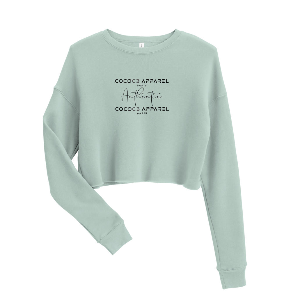 Sweatshirt coupe courte femmes