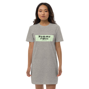 The CocoCB Premium Grey T-Shirt Dress (femme d'influence)