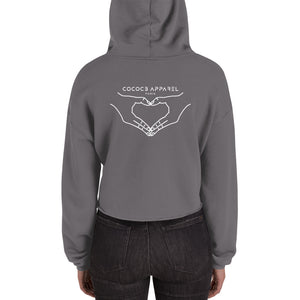 Women's Cropped Cut Hoodie (back H)