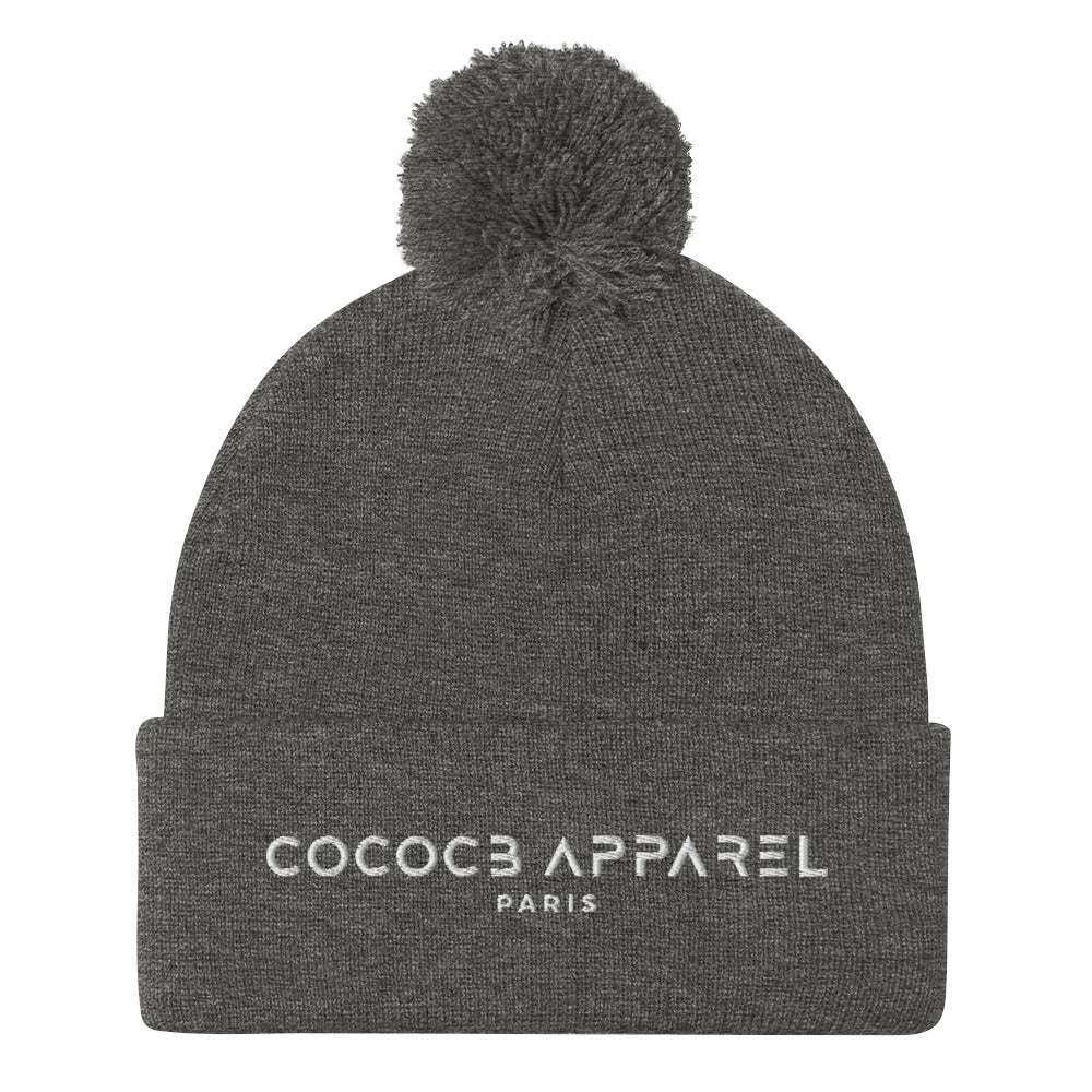 Asphalt Pom-Pom Beanie