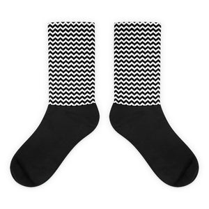 Black Zag Socks