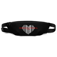 Load image into Gallery viewer, Red on Black Noir Bum Bag
