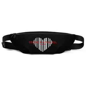 Red on Black Noir Bum Bag