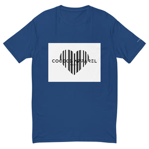 Men's Short Sleeve Ocean Blue T-Shirt (heart)