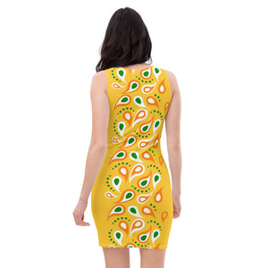 Robe courte jaune femmes