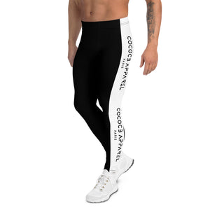 Leggings noirs classiques pour hommes