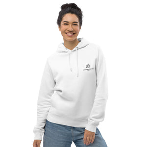 Sweat à capuche blanc brodé femmes