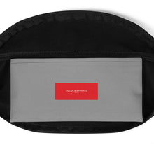 Load image into Gallery viewer, Asphalt Grey &amp; Fire Red Bum Bag
