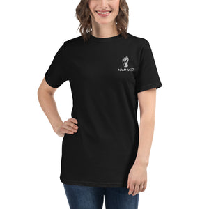 BLM Unisex Embroidered Organic Black T-Shirt (Fist)