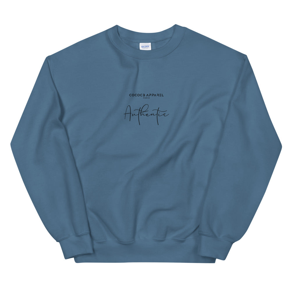 Sweatshirt bleu craie hommes