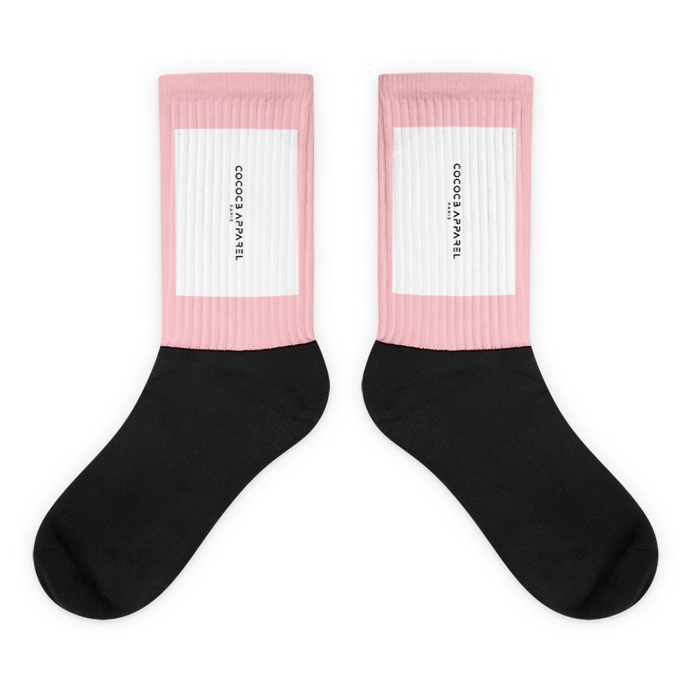 Chaussettes roses tendre